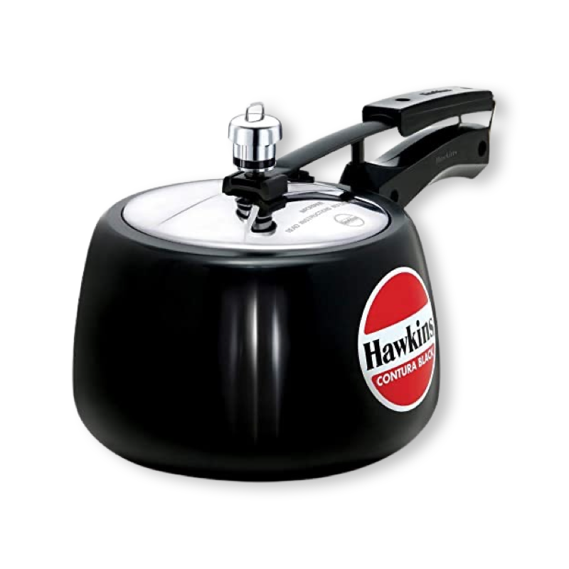 Hawkins Contura black pressure cooker 3 litre