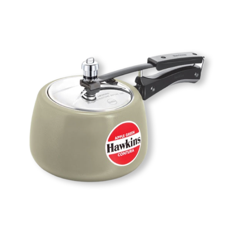 Hawkins Contura Apple green Pressure cooker 3 Litre