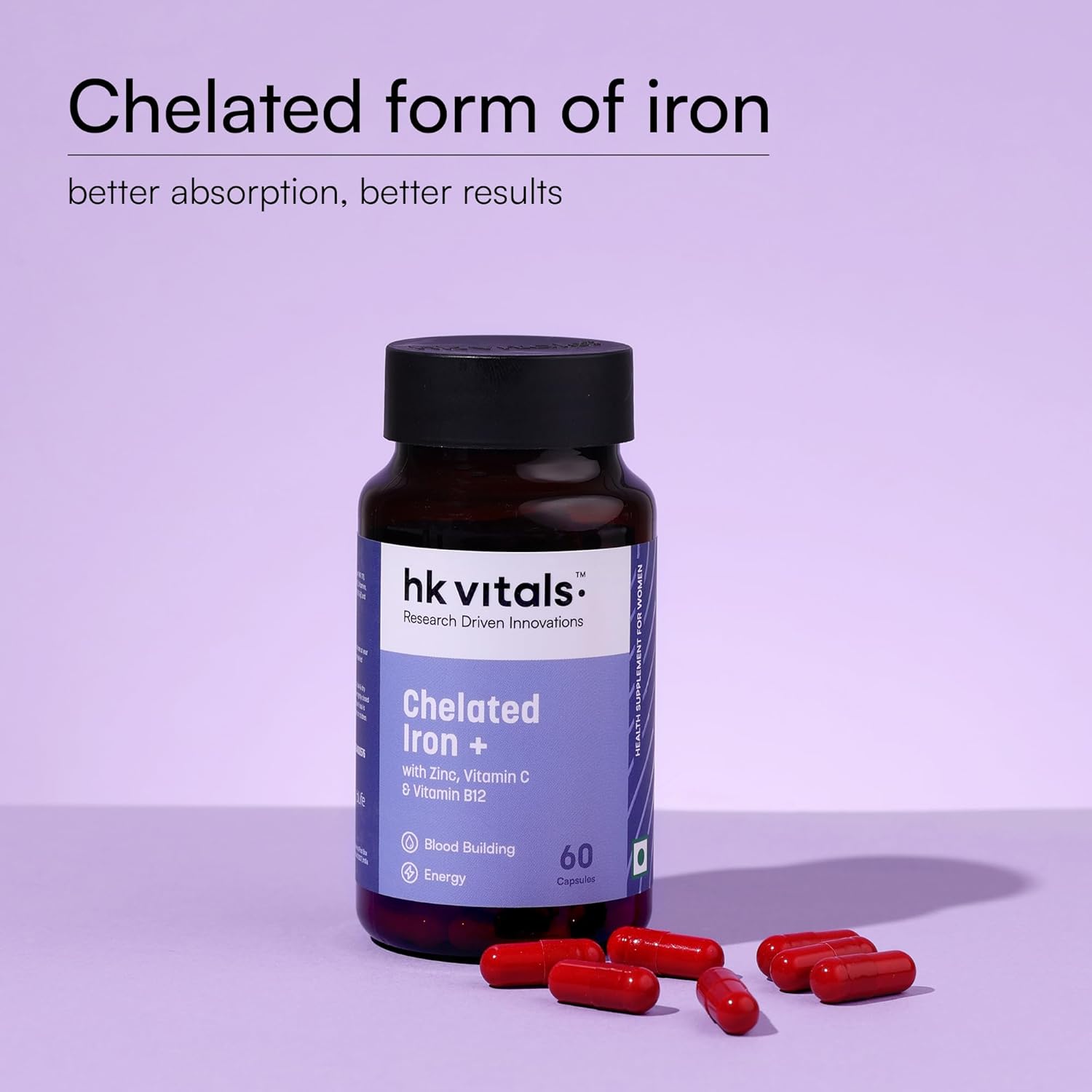 hk vitals Chelated Iron + Supplement