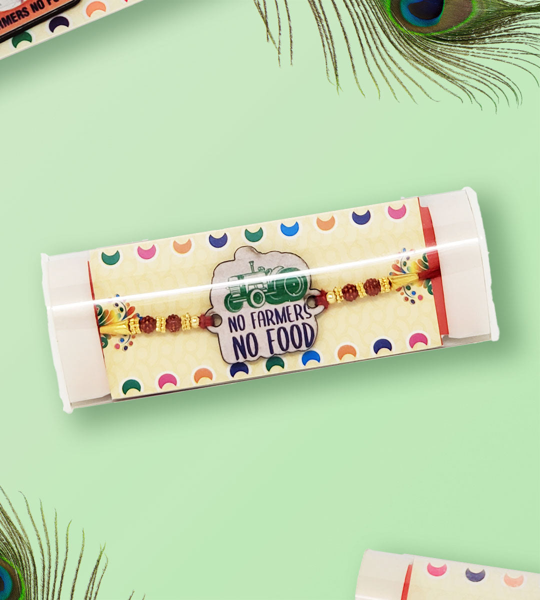 No Farmers No Food Designer Rakhi