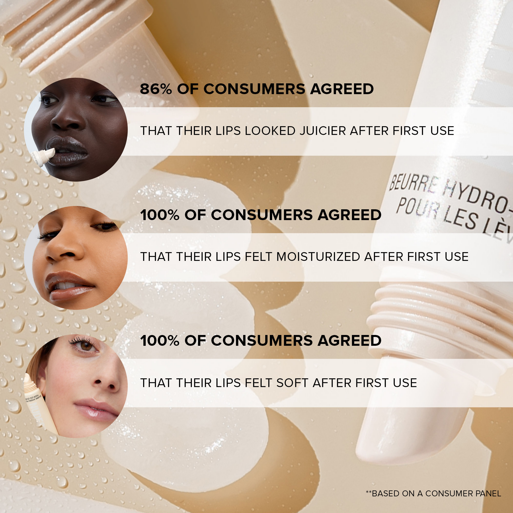 Nudestix Hydra-Peptide Lip Butter - Candy Kiss