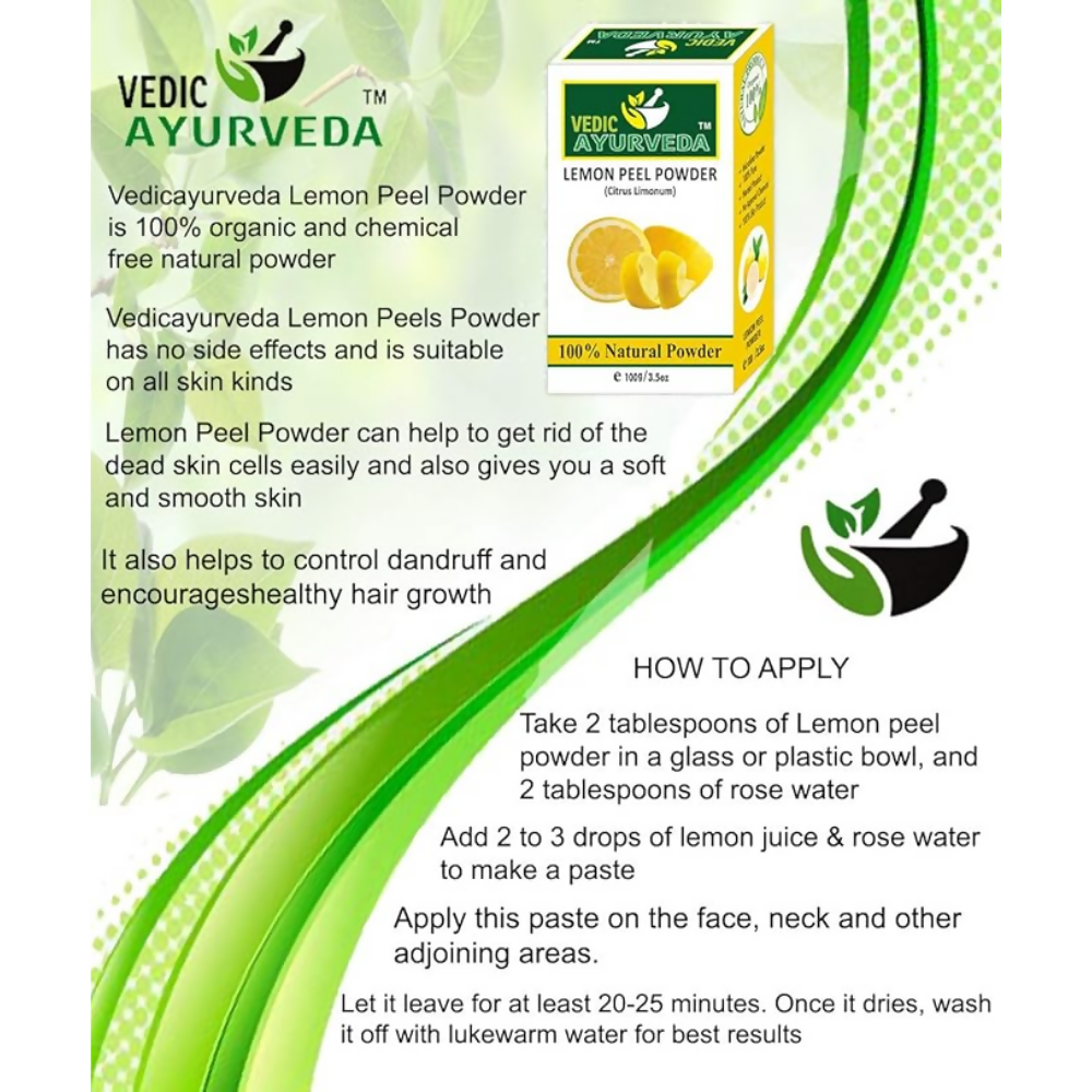 VedicAyurveda Henna Leaf Powder and Lemon Powder