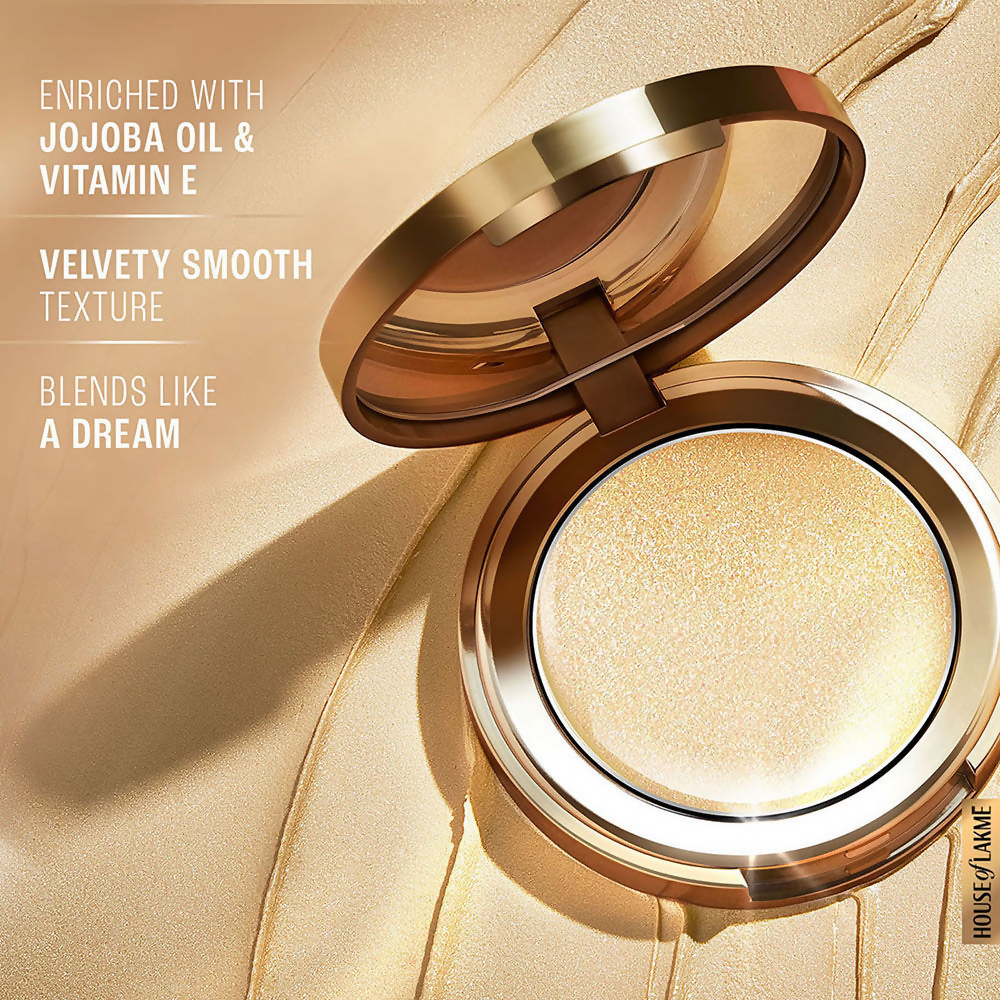 Lakme 9 to 5 Powerplay Velvet Creme Highlighter - Sultry Gold