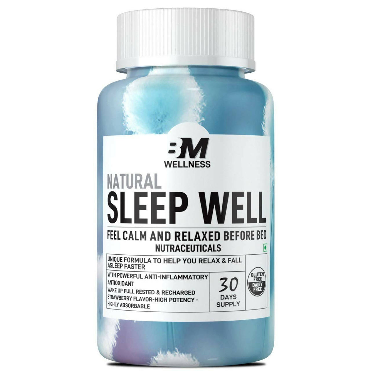 BM Wellness Natural Sleep Well Tablets (800mg)
