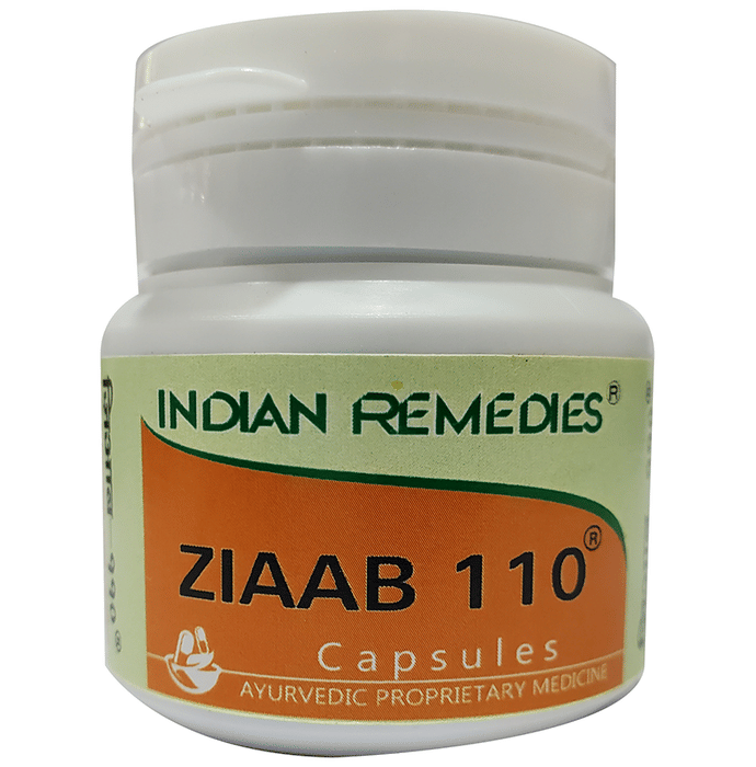 Indian Remedies Ziaab 110 Capsules