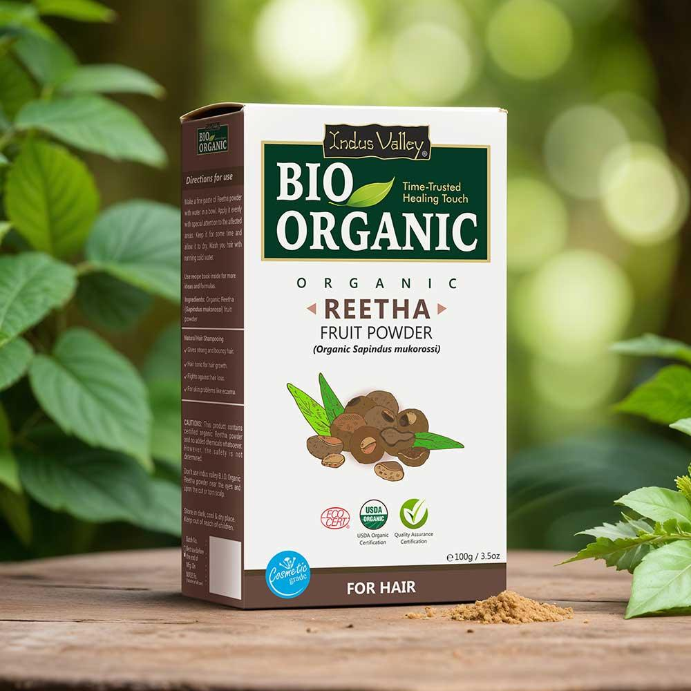 Indus Valley Bio Organic Reetha Fruit Powder