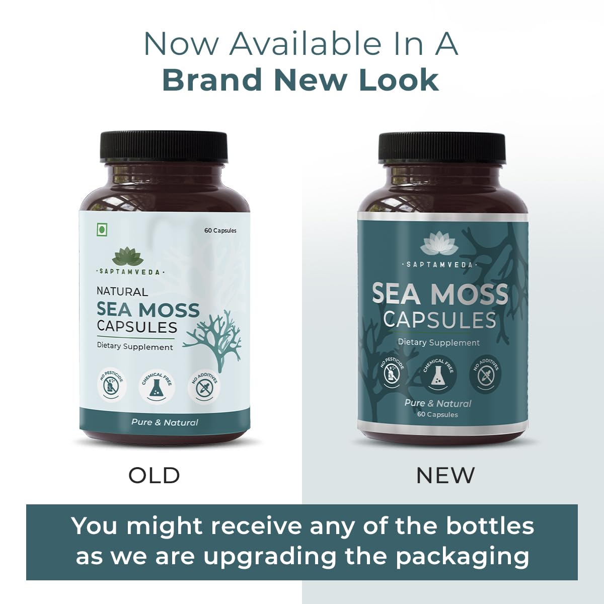 Saptamveda Irish Sea Moss 500mg Capsules