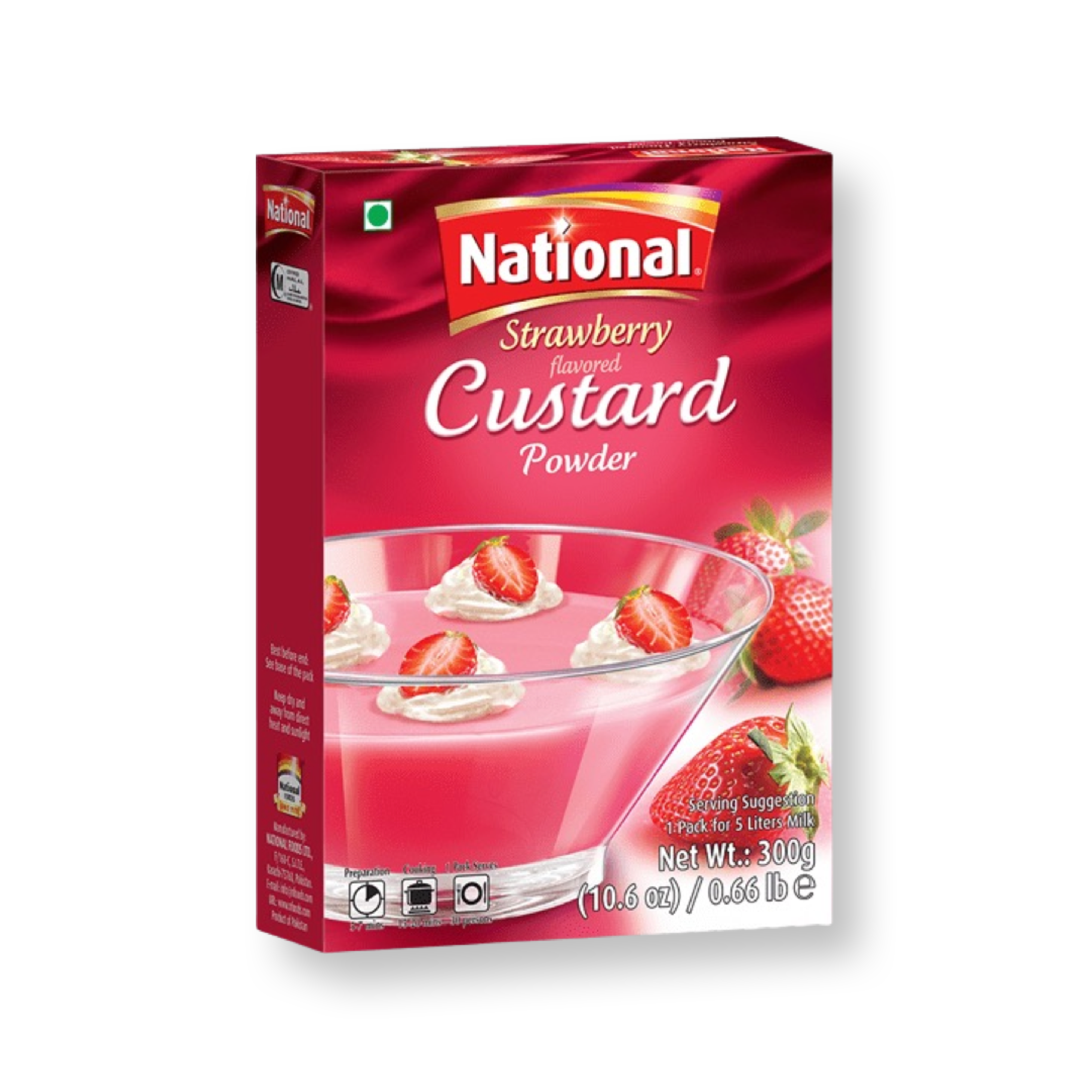 National Custard Strawberry 300g