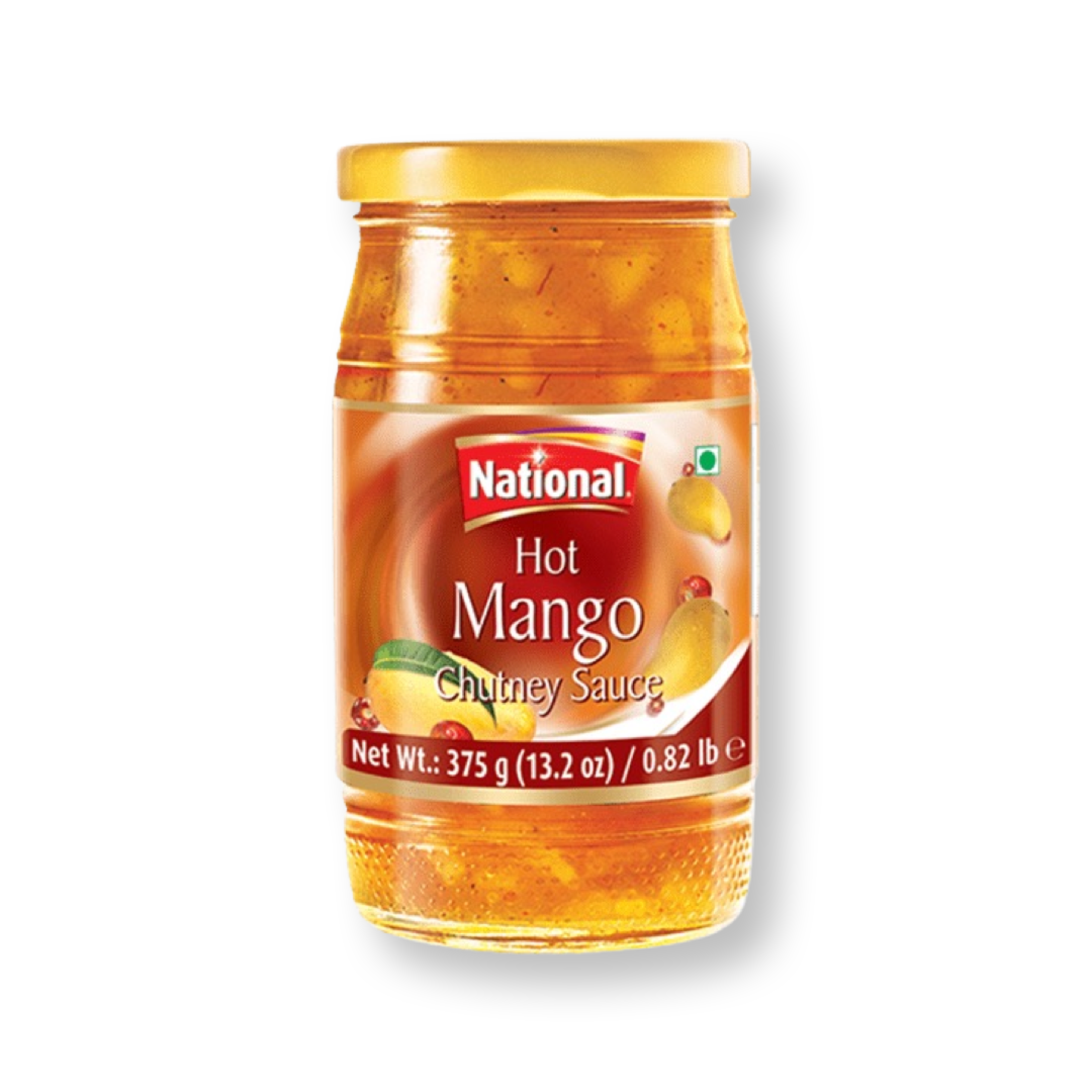 National Hot Mango Chutney Sauce 375ml