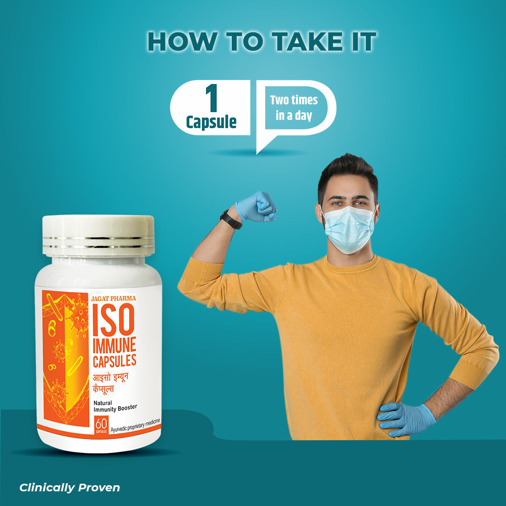Jagat Pharma ISO Immune - Natural Immunity Booster Capsules