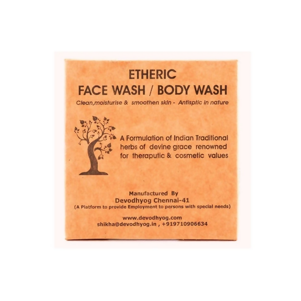 Etheric Herbal Face & Body Wash Powder – Natural Anti Acne & Skin Brightening Care