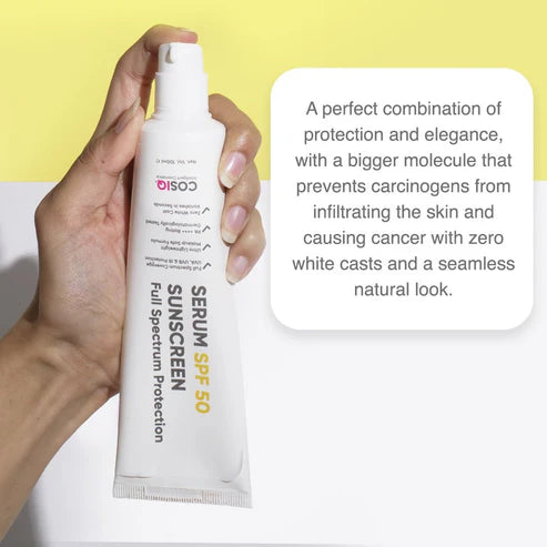 COSIQ India’s Only Hybrid, Serum-Based Sunscreen- SPF