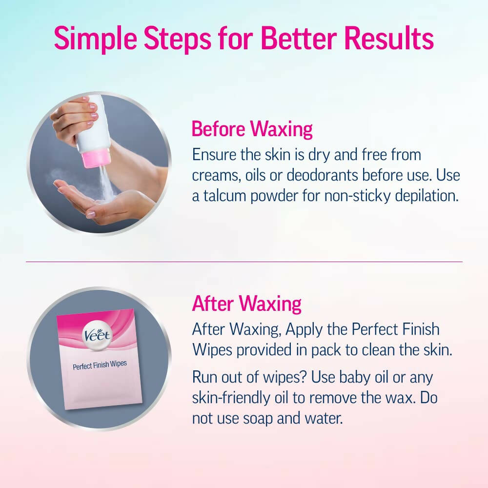 Veet Professional Waxing Strips for Women - Sensitive Skin