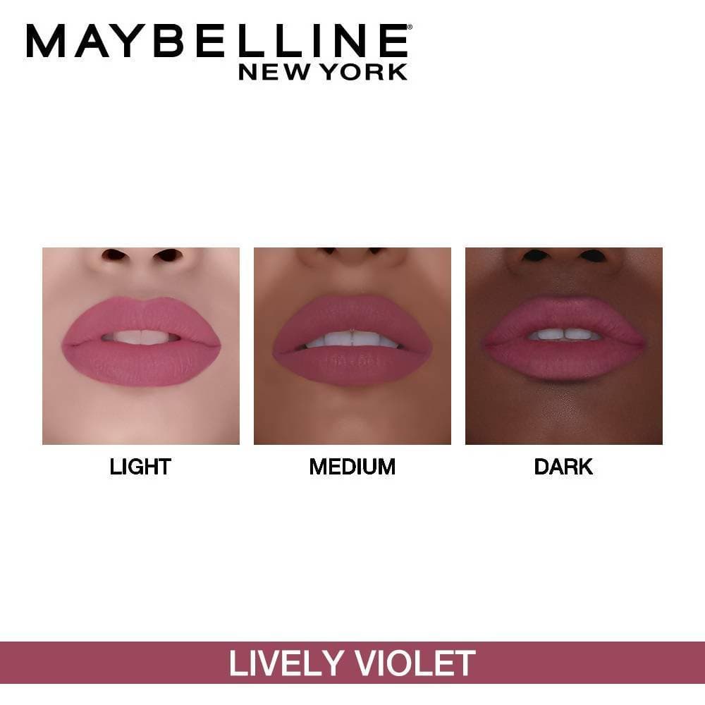 Maybelline New York Color Sensational Creamy Matte Lipstick / 636 Lively Violet