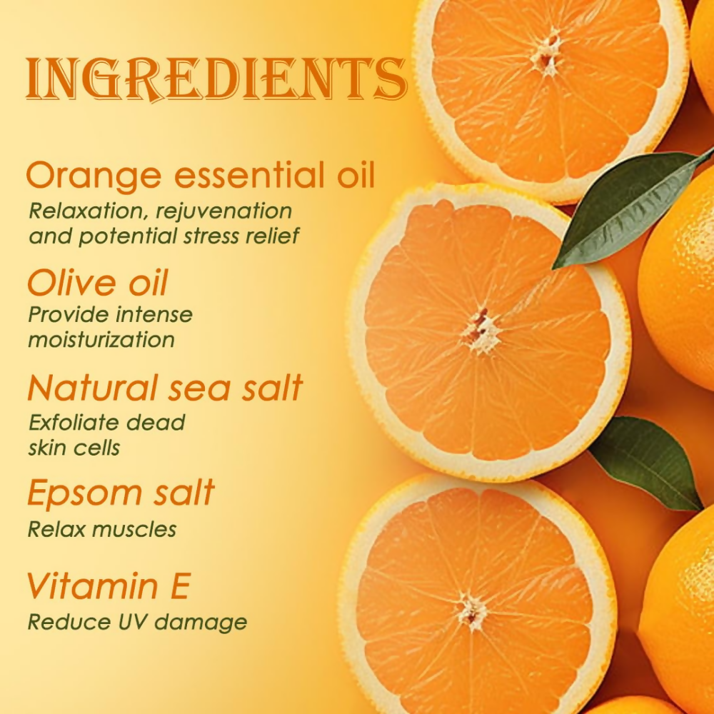 VedicAyurveda Orange Bath Salt