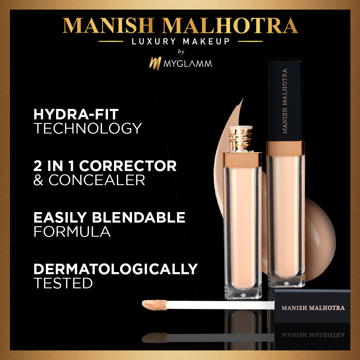 MyGlamm Manish Malhotra Beauty Skin Awakening Concealer - Neutral Teak