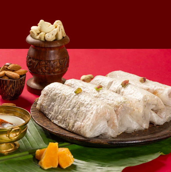 Pulla Reddy Jaggery Paper Sweet / Dry Fruit Pootharekulu (Jaggery)