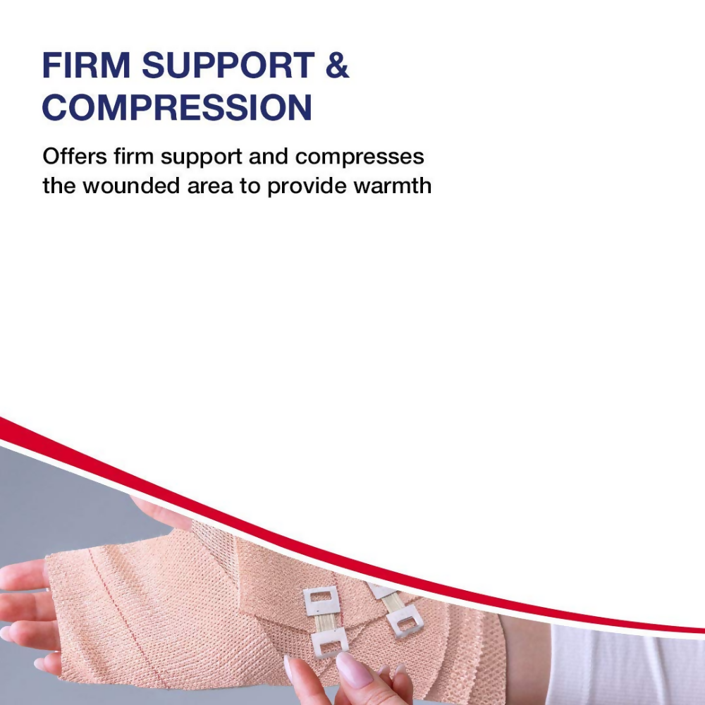 Hansaplast Soft Cotton Crepe Bandage For Pain Relief - Elastic