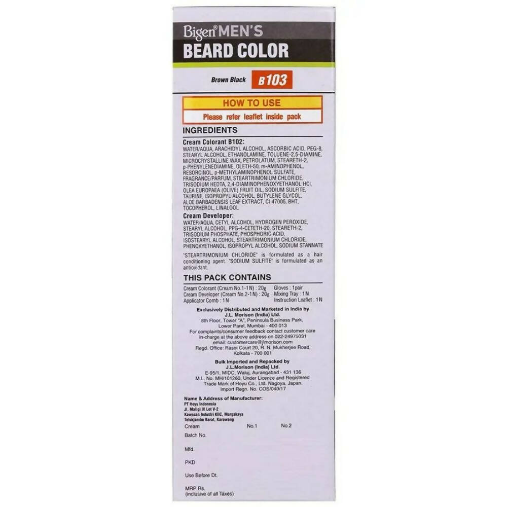 Bigen Men Colour Dark Brown B 103