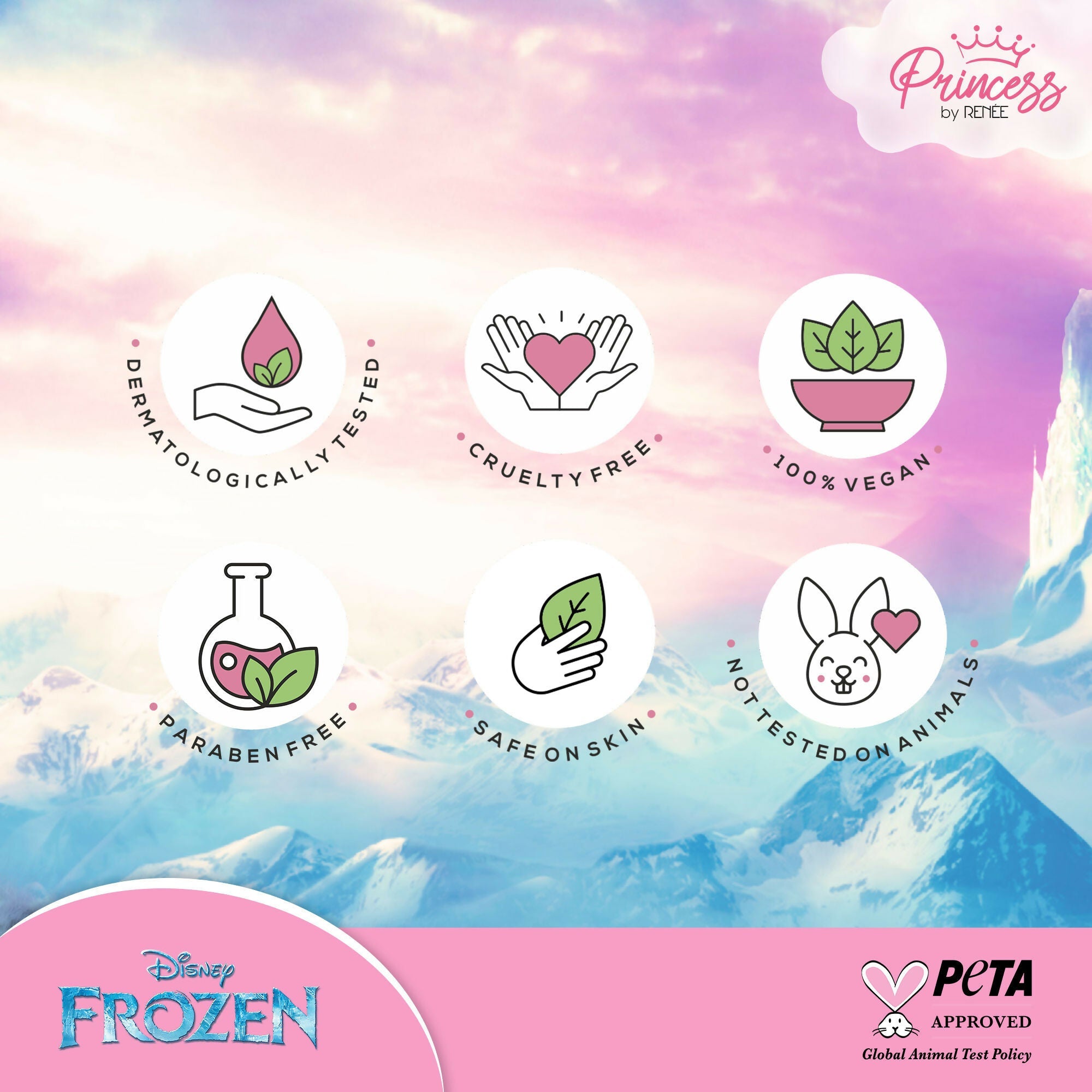 Renee Cosmetics Disney Frozen Princess Popsicle Elsa Lip Balm