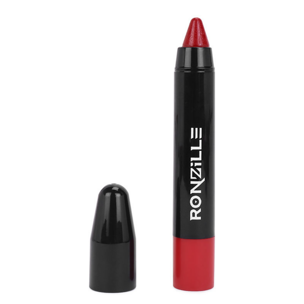 Ronzille Long Stay Matte Lip Crayon - Cherry Wood