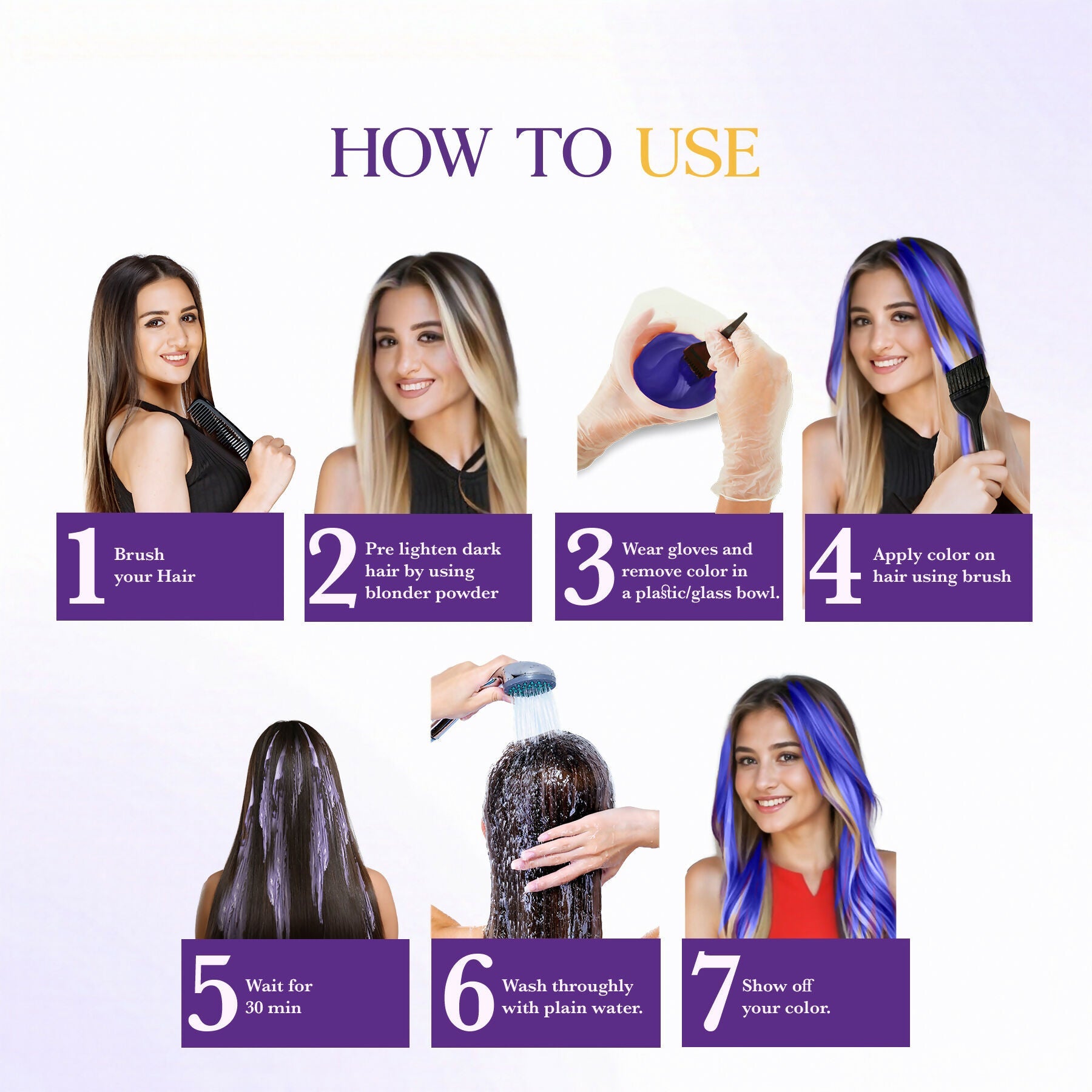 Cosglam Semi Permanent Hair Color for Women & Men (