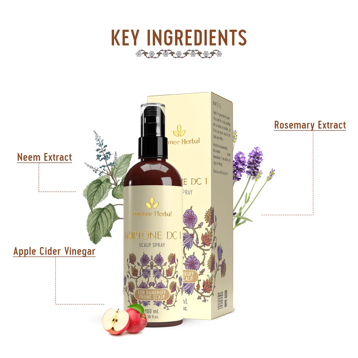 Avimee herbal Hairtone DC1 Scalp Spray