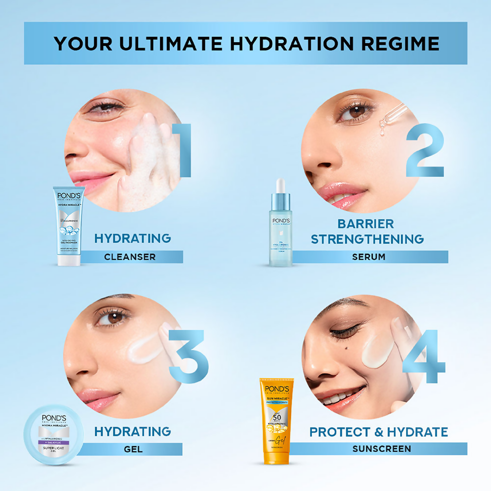 Ponds Miracle Super Light Gel With Hyaluronic Acid & Salicylic