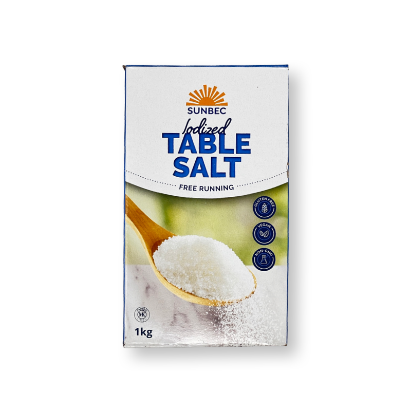Sunbec Table Salt Iodized 1kg