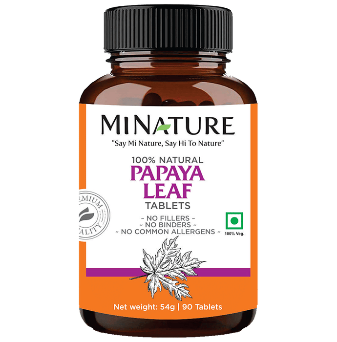 Minature Papaya Leaf Tablets