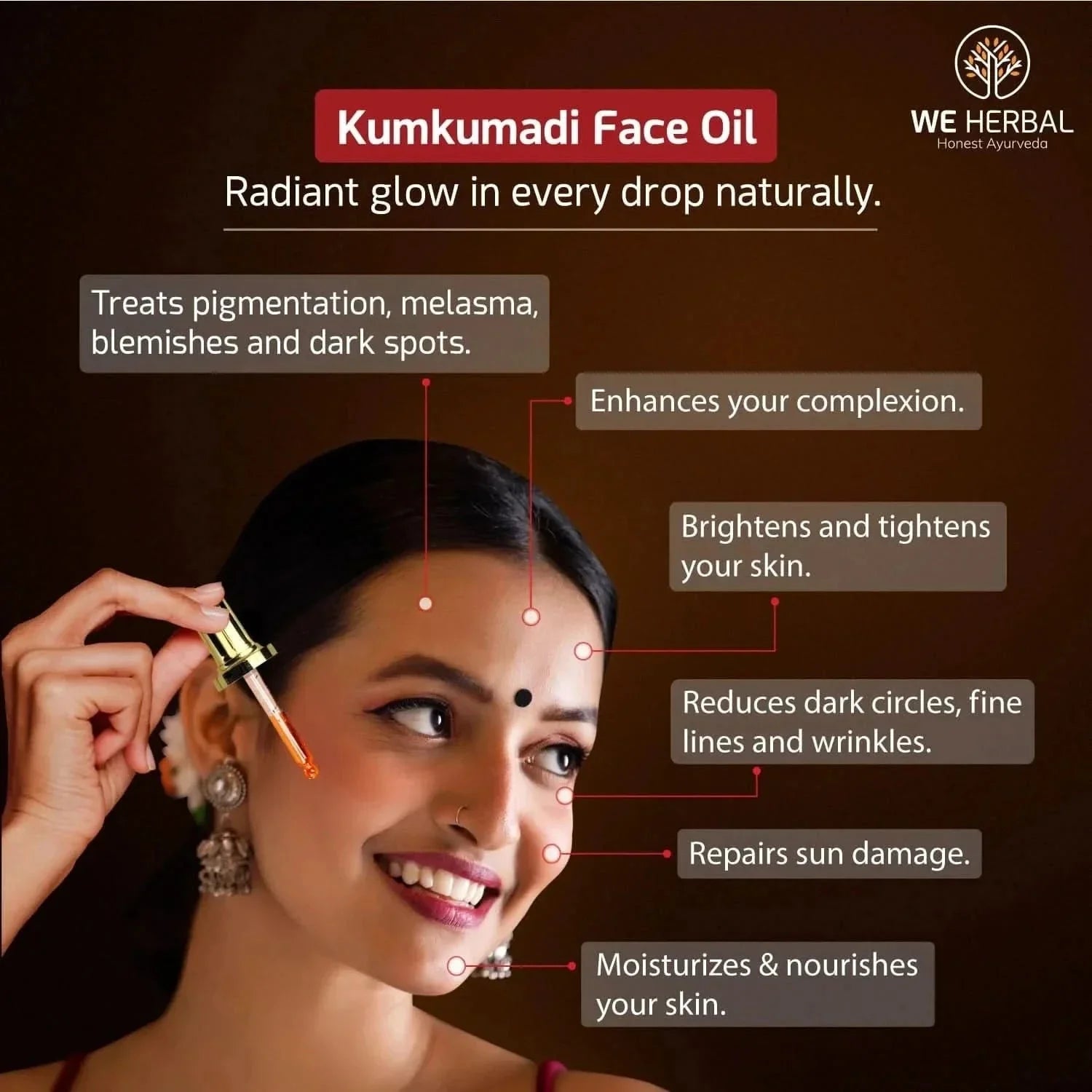 We Herbal Kumkumadi Face Oil: The Secret To Glowing, Flawless And Youthful Skin