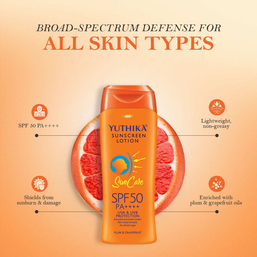 Yuthika Sunscreen Lotion SPF 50 PA+++