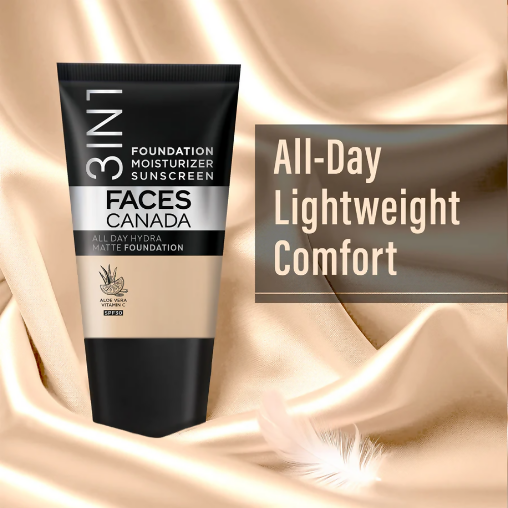Faces Canada All Day Hydra Matte Mini Foundation - Caramel Natural 023