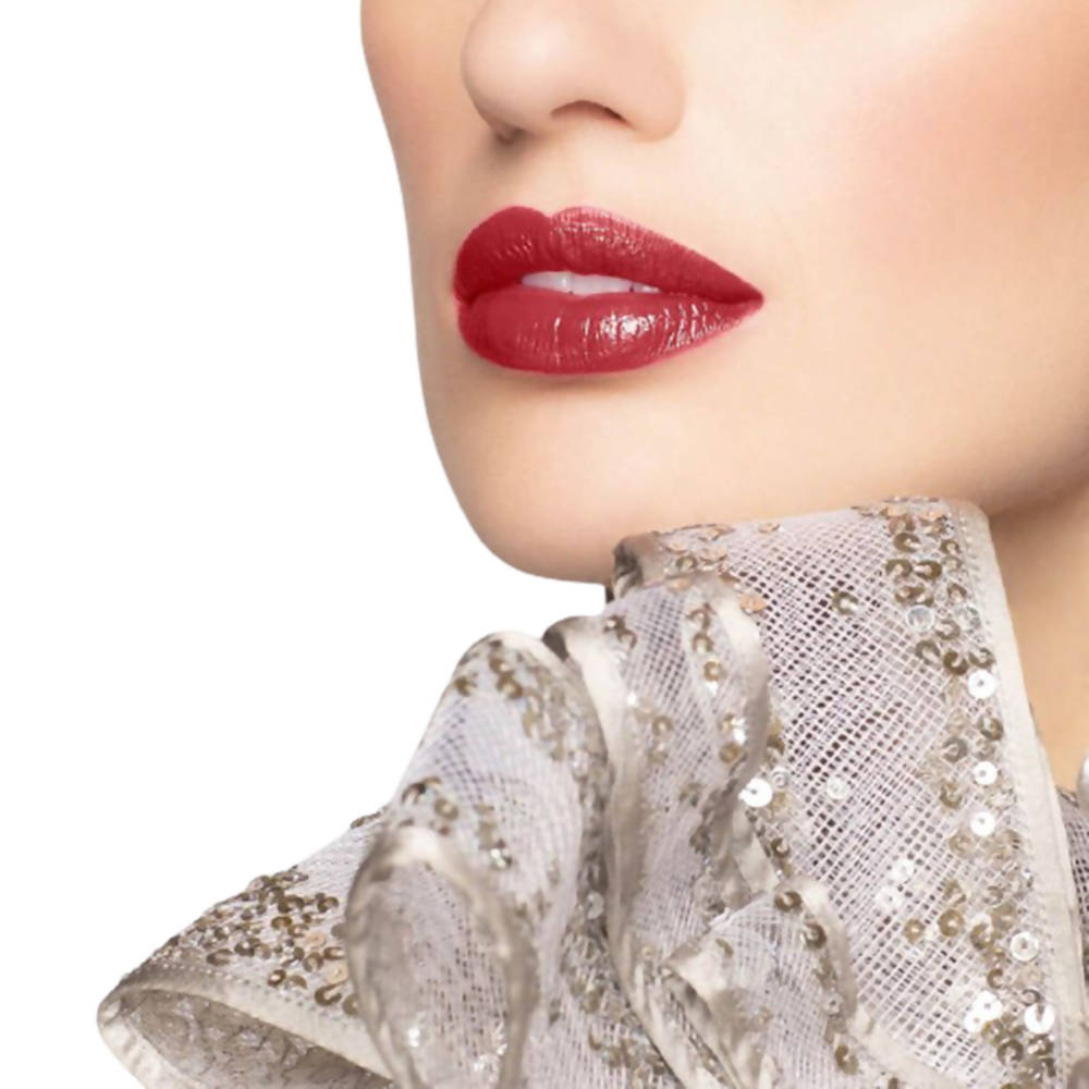 Manish Malhotra Hi-Shine Lipstick - Moroccan Red (4 Gm)