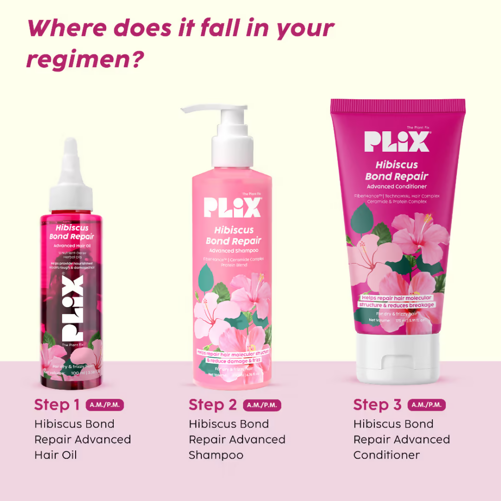PLIX The Plant Fix Hibiscus Bond Repair Advanced Hair Oil