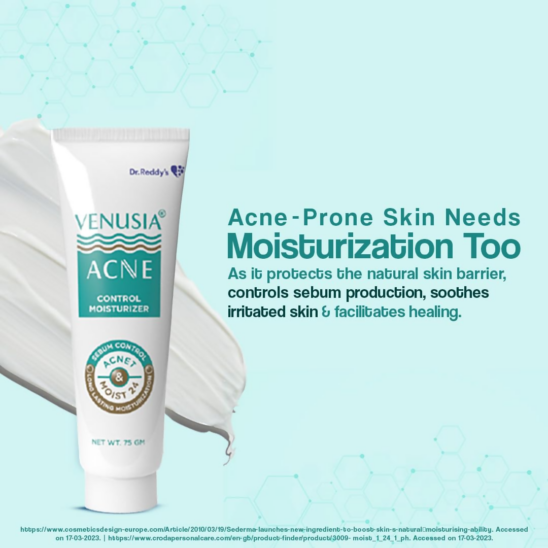 Dr. Reddy's Venusia Acne Control Moisturizer For Oily & Acne Prone Skin