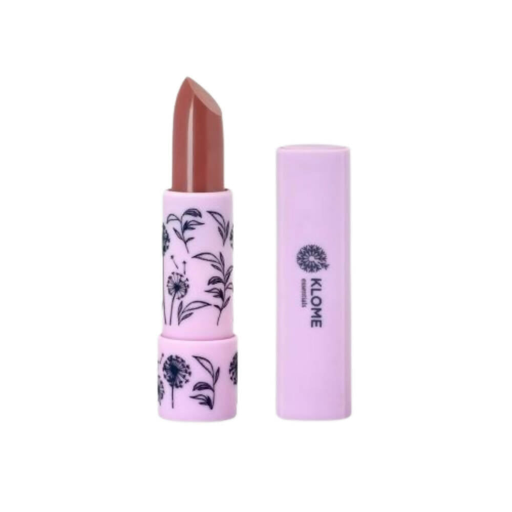 Klome Essentials Vegan Matte Lipstick-Cinnamon Pale Brown