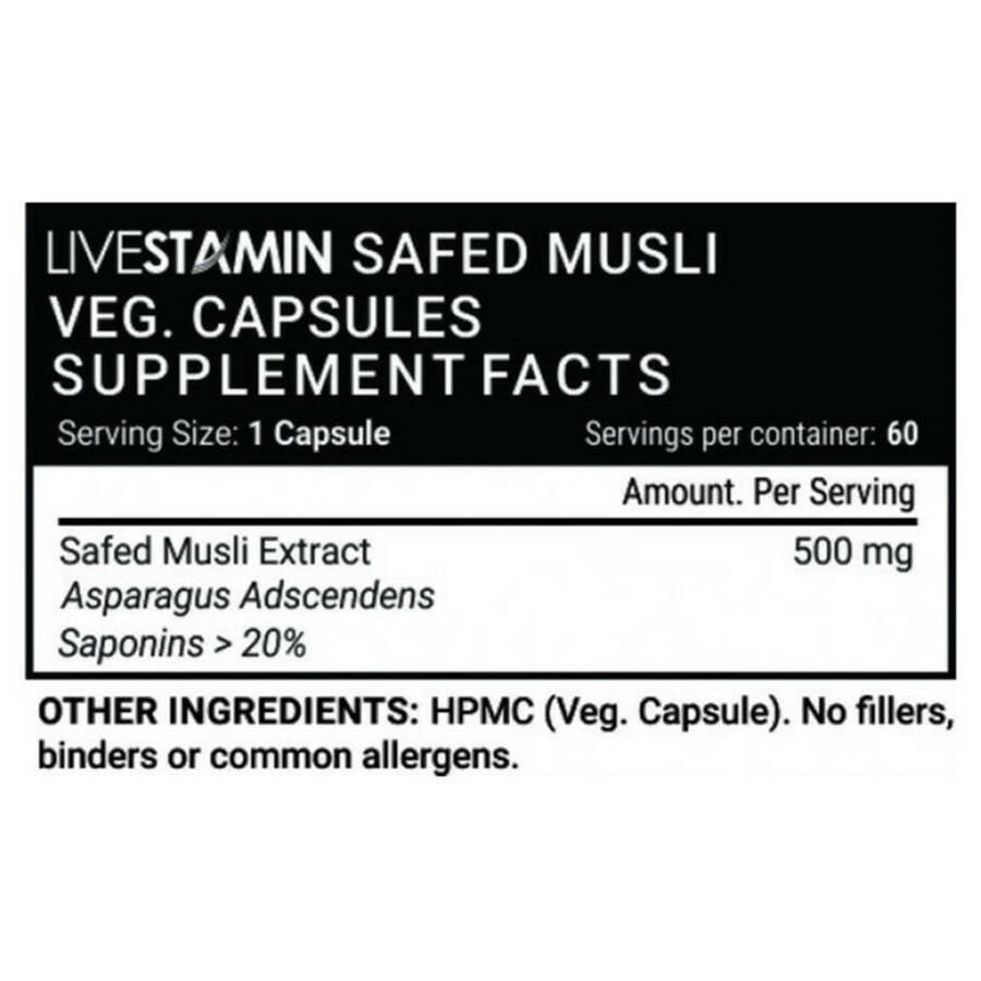 Livestamin Safed Musli Capsules
