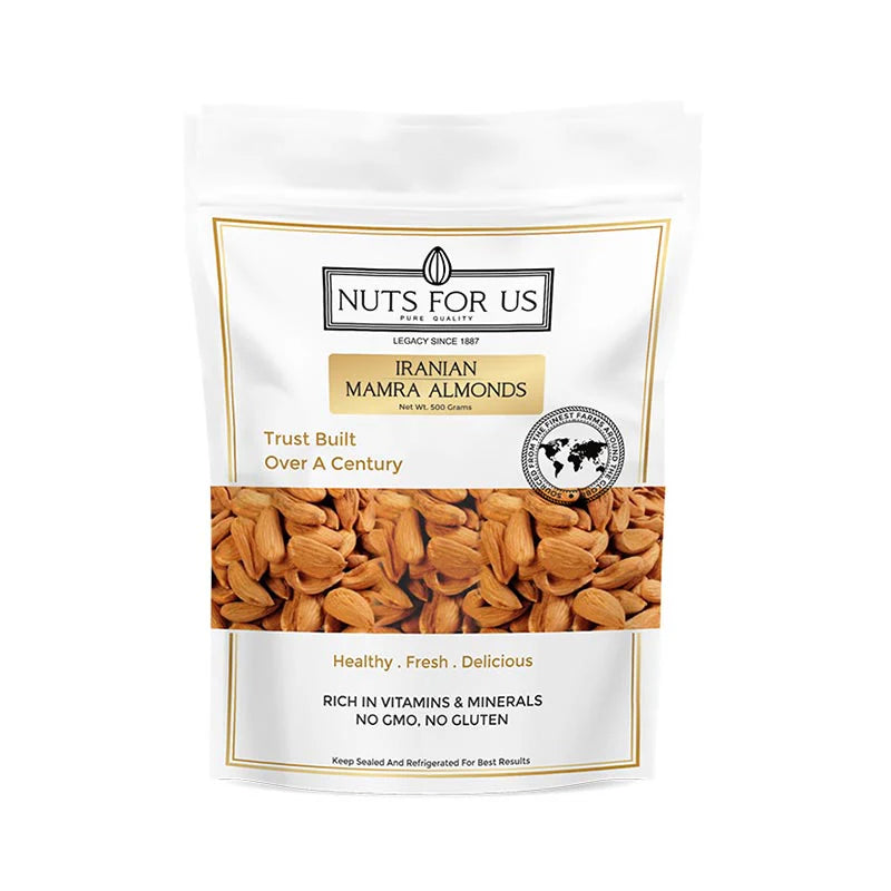 Nuts for us Iranian Mamra Almonds