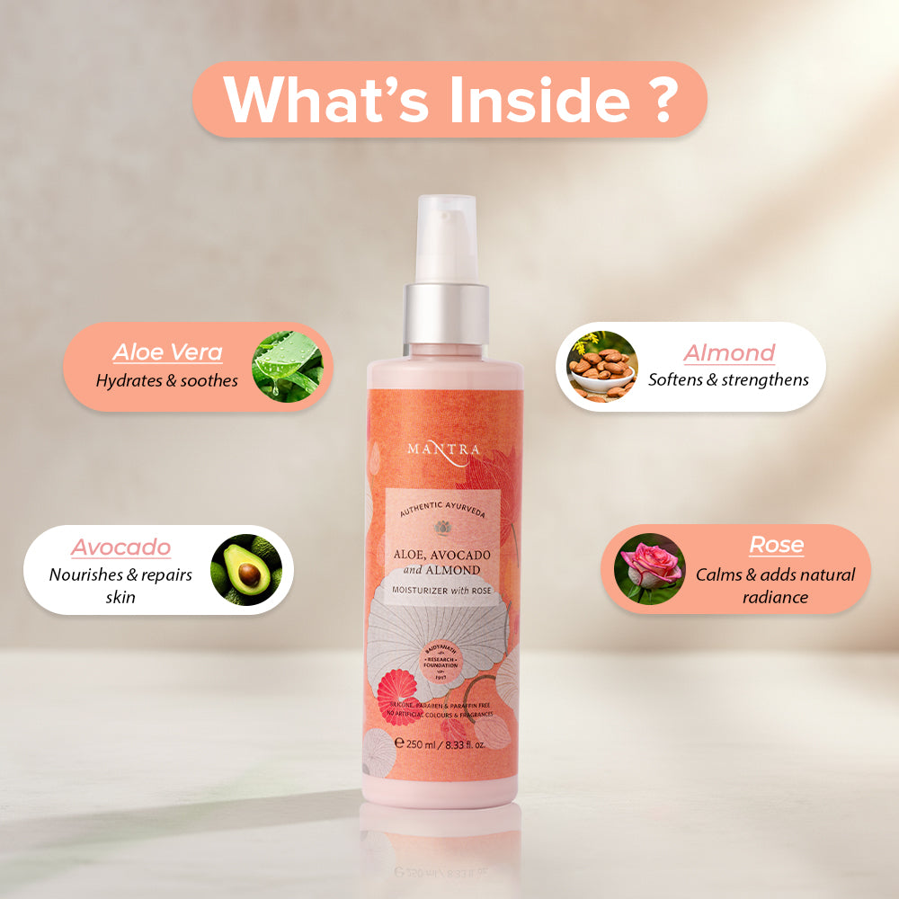 Aloe Avocado And Almond Moisturiser With Rose - Image 4