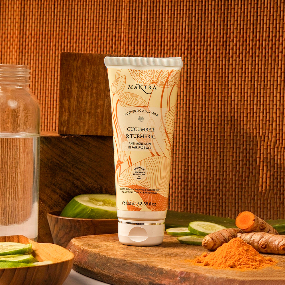 Cucumber Turmeric Anti Acne Skin Repair Face Gel - Image 2