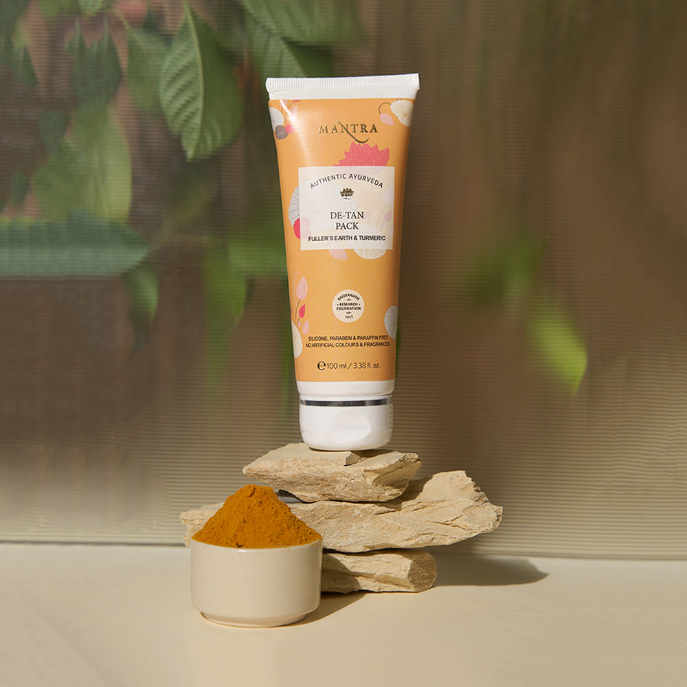 De Tan Pack Fullers Earth Turmeric - Image 2