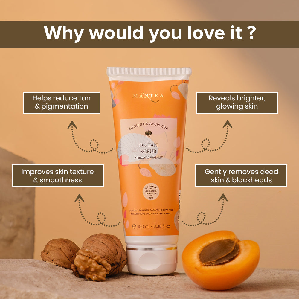 De Tan Scrub Apricot Walnut - Image 3