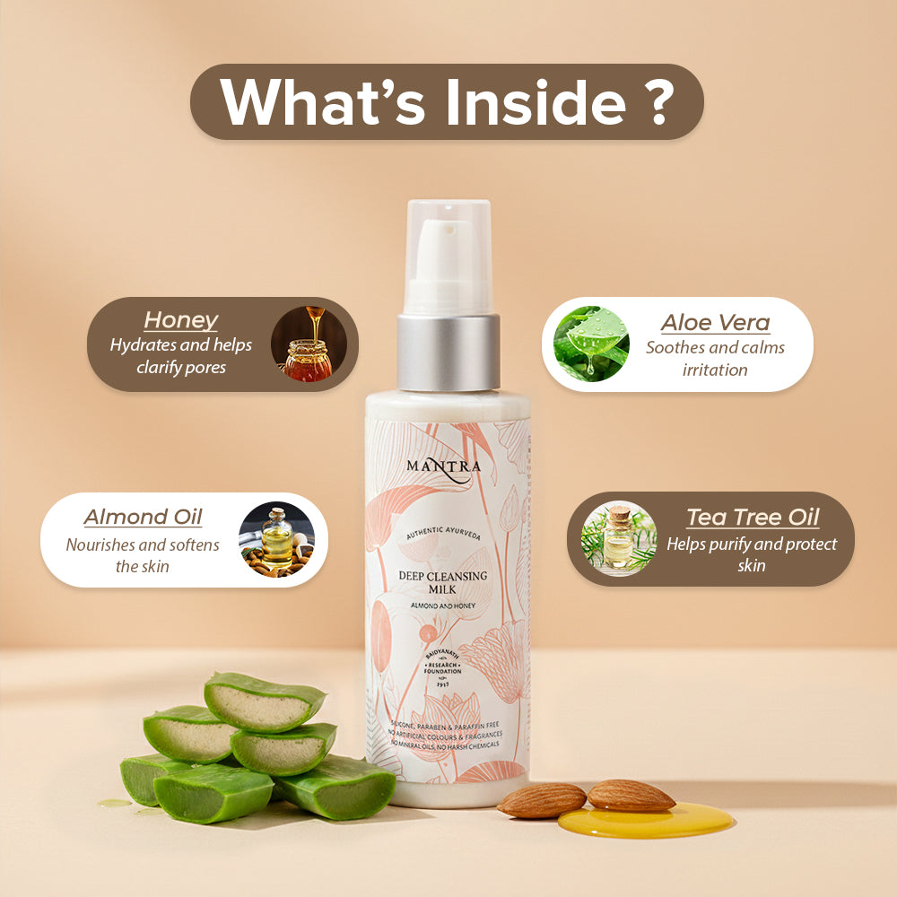 Deep Cleansing Milk Almond And Honey - Image 4