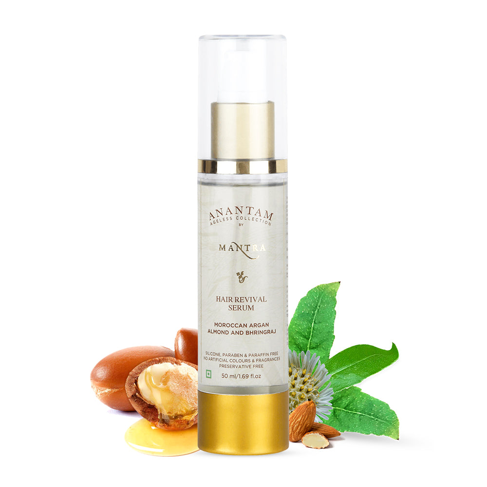 Hair Revival Serum Moroccan Argan Almond And Bhringraj - Image 1