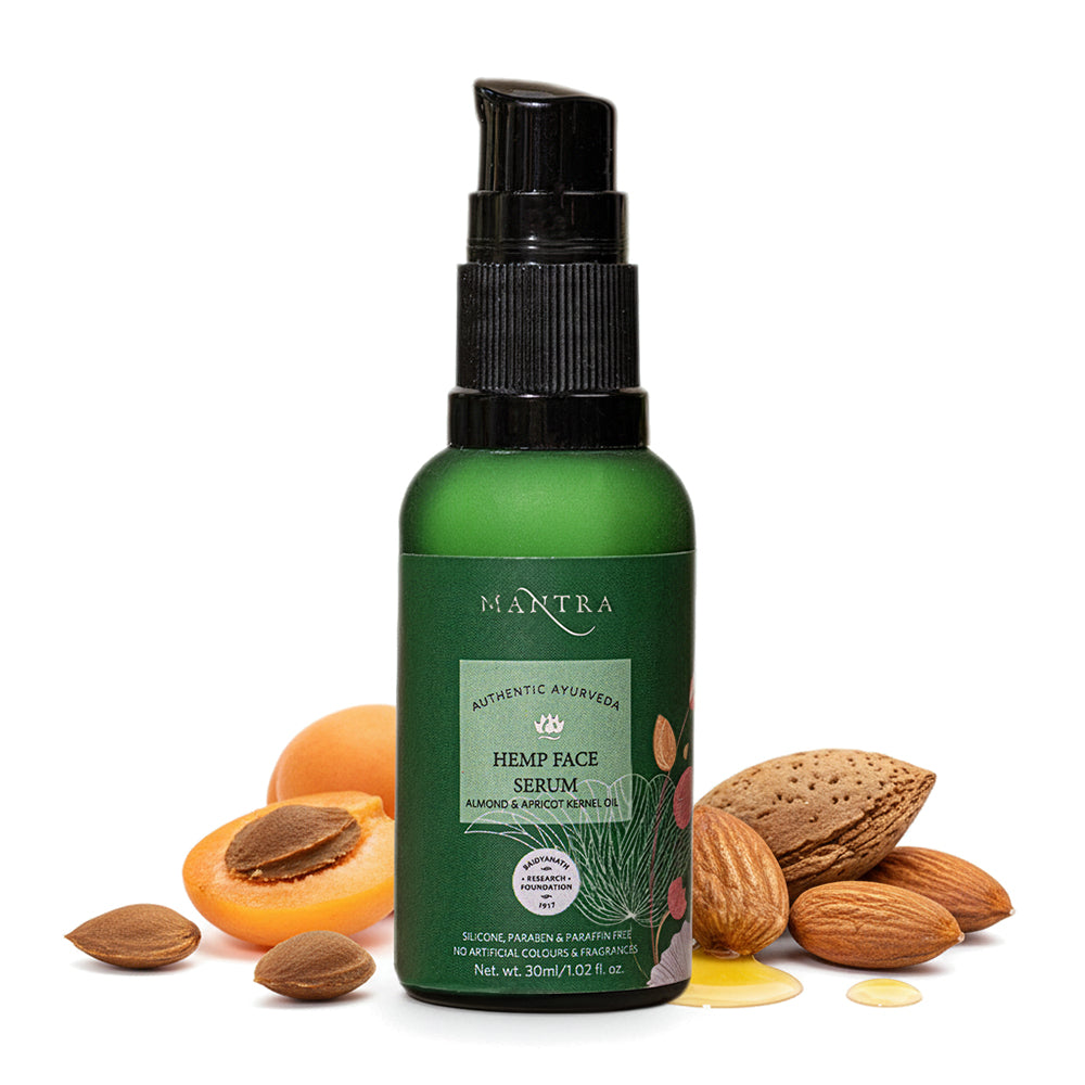 Hemp Face Serum Almond Apricot Kernel Oil - Image 1
