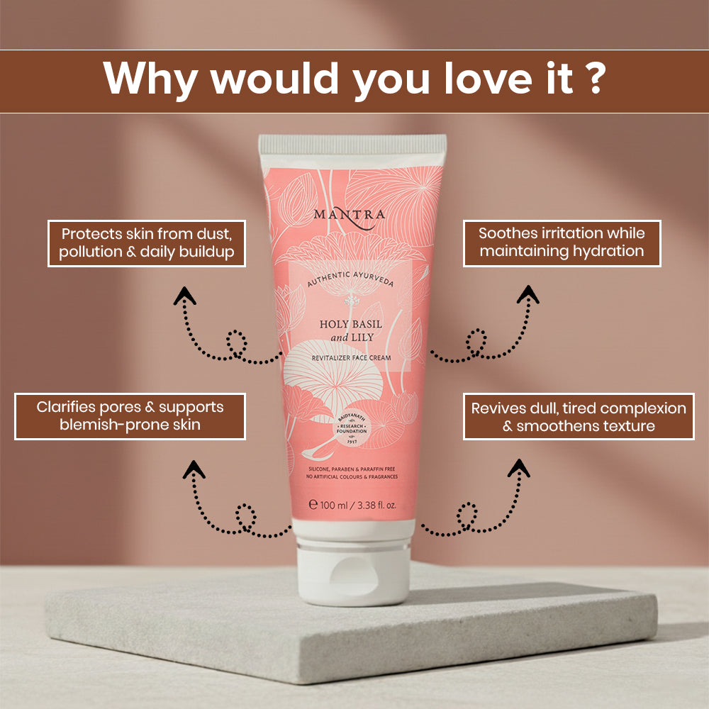 Holy Basil And Lily Revitalizer Face Cream - Image 3