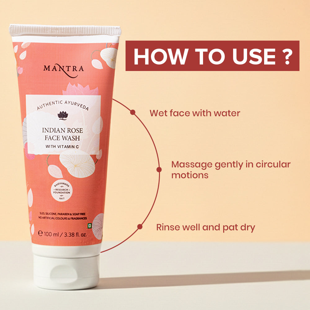Indian Rose Face Wash With Vitamin C - Image 6