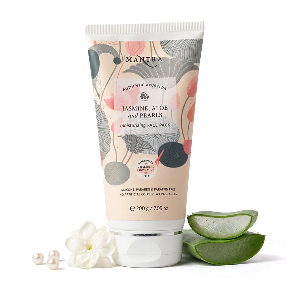 Jasmine Aloe And Pearls Moisturizing Face Pack - Image 1