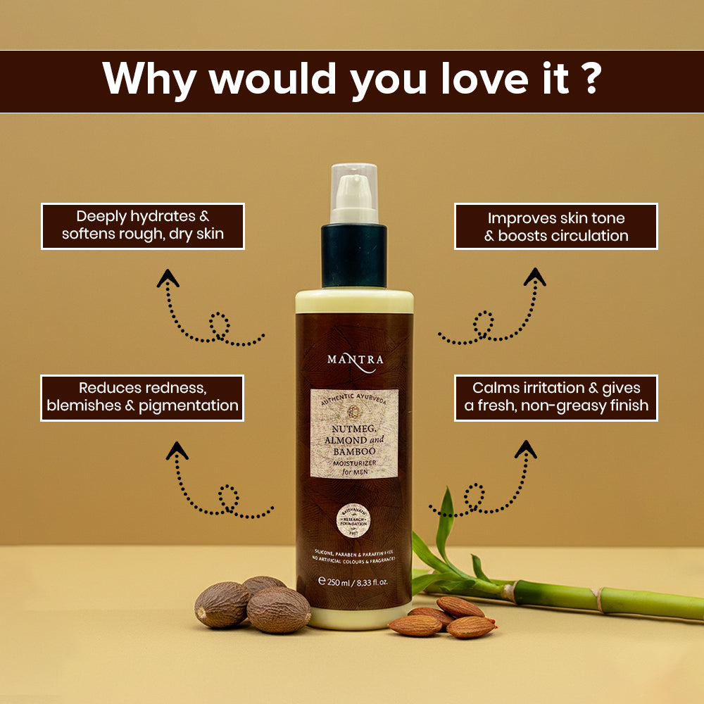 Nutmeg Almond Bamboo Moisturizer For Men - Image 3